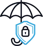 umbrella security icon