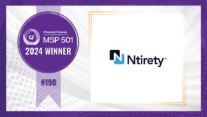 Channel Futures MSP 501 2024 Winner #190 Ntirety