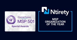 Channel Futures MSP 501 MSP Organization of the Year Ntirety